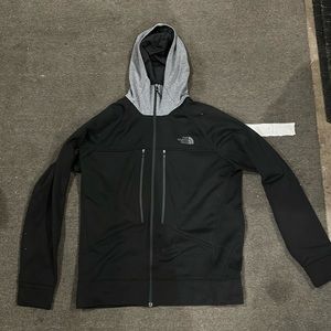 Large north face full zip hoodie